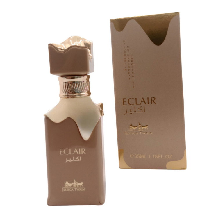 عطر جیبی زنانه جسیکا تواین مدل اکلایر با رایحه شیرین حجم 35 میلیلیتر